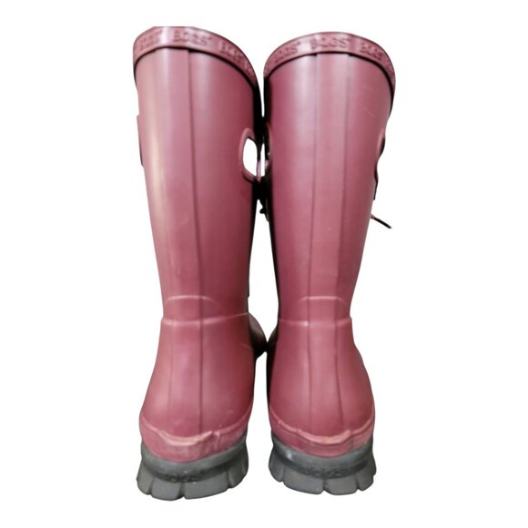 Bogs Amanda Waterproof Faux Fur Lining Plush Burgundy Red Boots Women's Size 10 - Picture 4 of 13